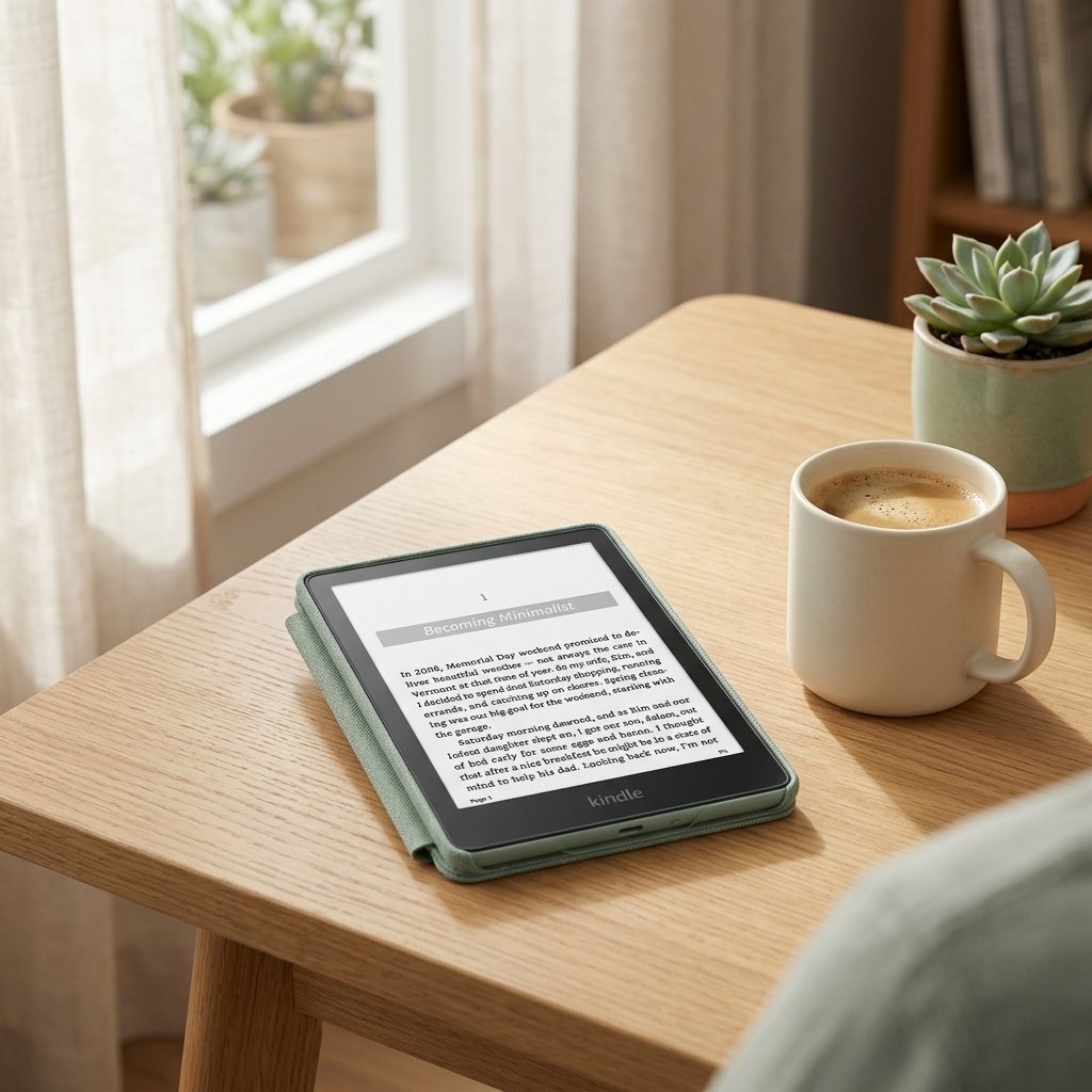 Funda protectora en color Sage Green para Kindle Paperwhite