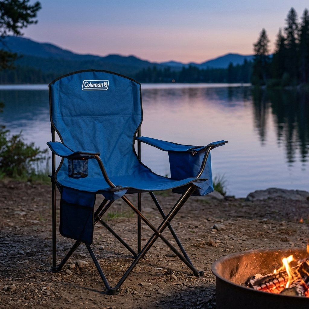 Confort total al aire libre: Reseña de la silla plegable Coleman con nevera integrada