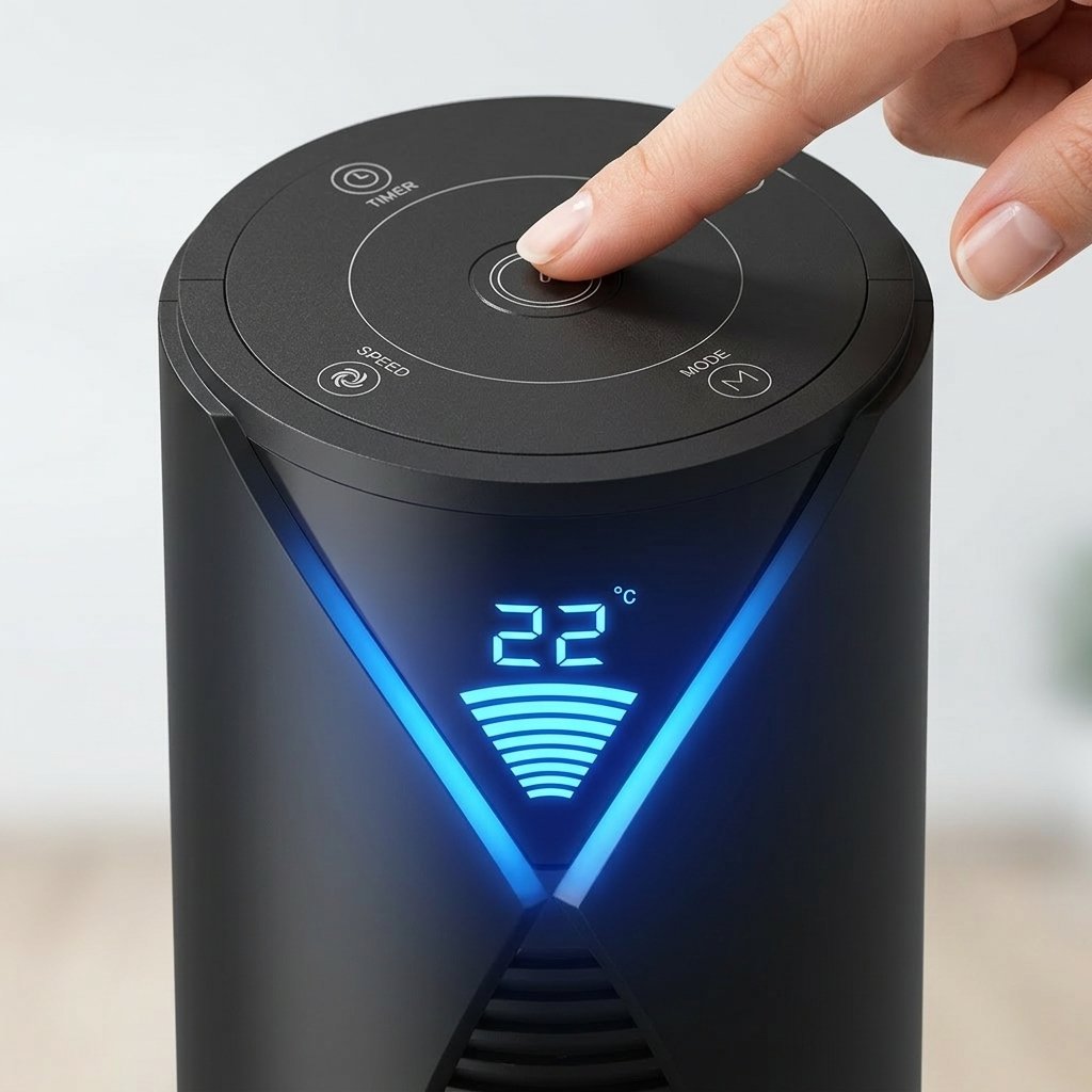 Panel de control táctil del ventilador de torre Pro Breeze