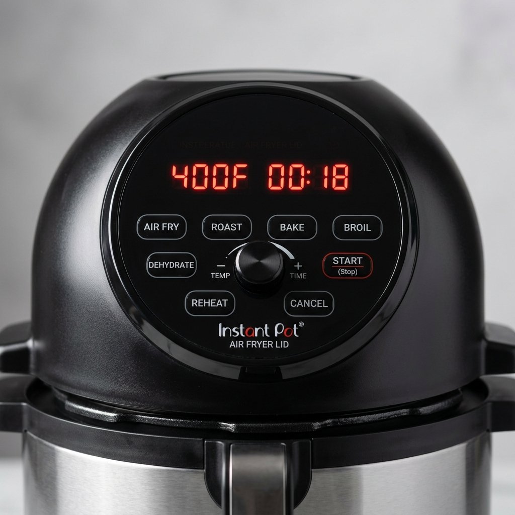 Panel de control digital de la Instant Pot Air Fryer Lid