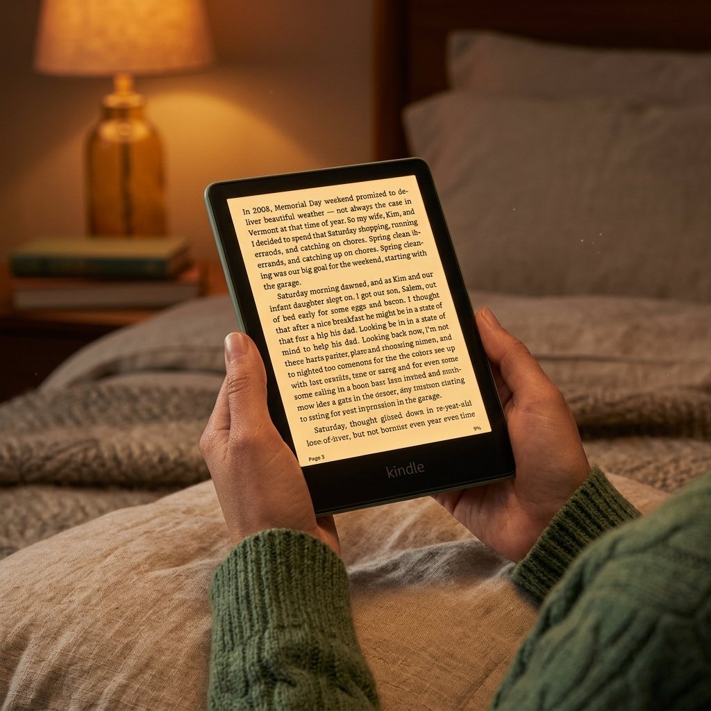 Pantalla de tinta electrónica con luz cálida ajustable del Kindle Paperwhite