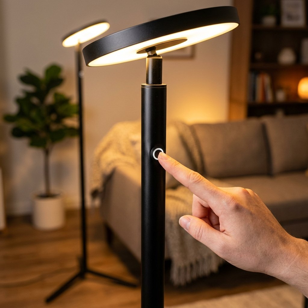 Regulador táctil de intensidad y cabezal inclinable basculante de la lámpara Brightech Sky