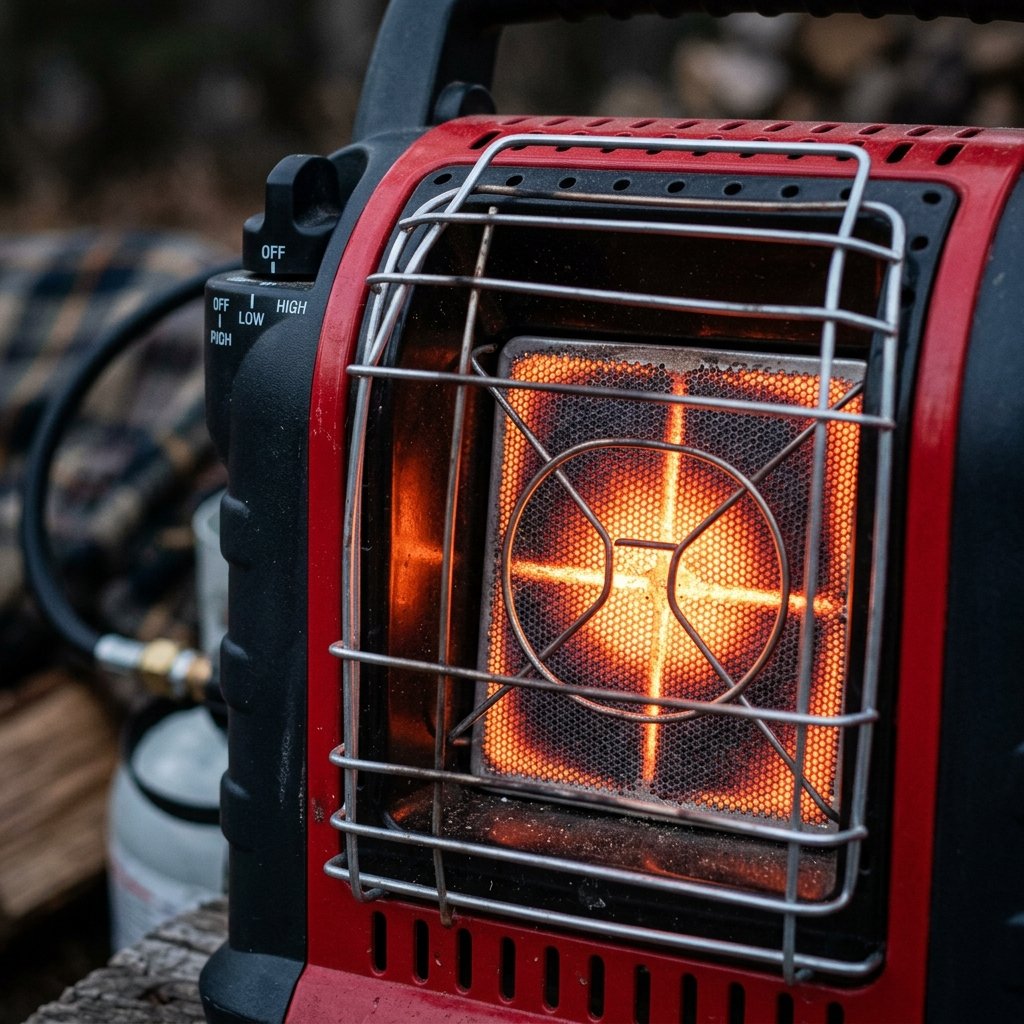 Tecnología infrarroja por quemador cerámico radiante Mr. Heater Buddy