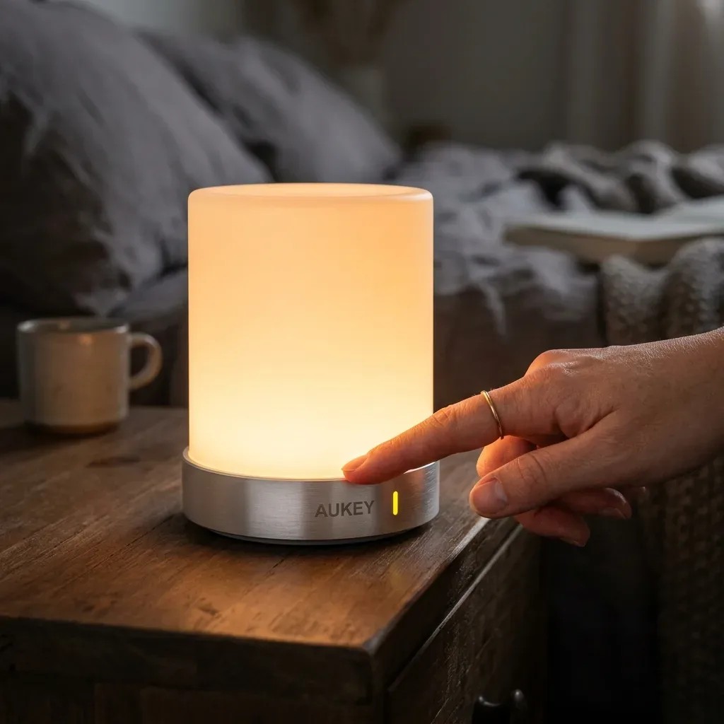 Control táctil capacitivo de la lámpara AUKEY LT-T6
