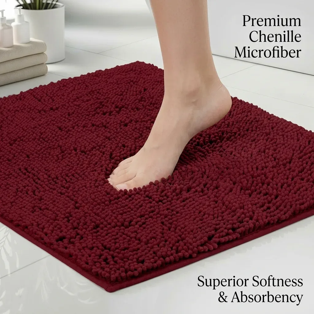 Pisadas seguras y confort premium: Reseña de la alfombra de baño de chenilla Gorilla Grip