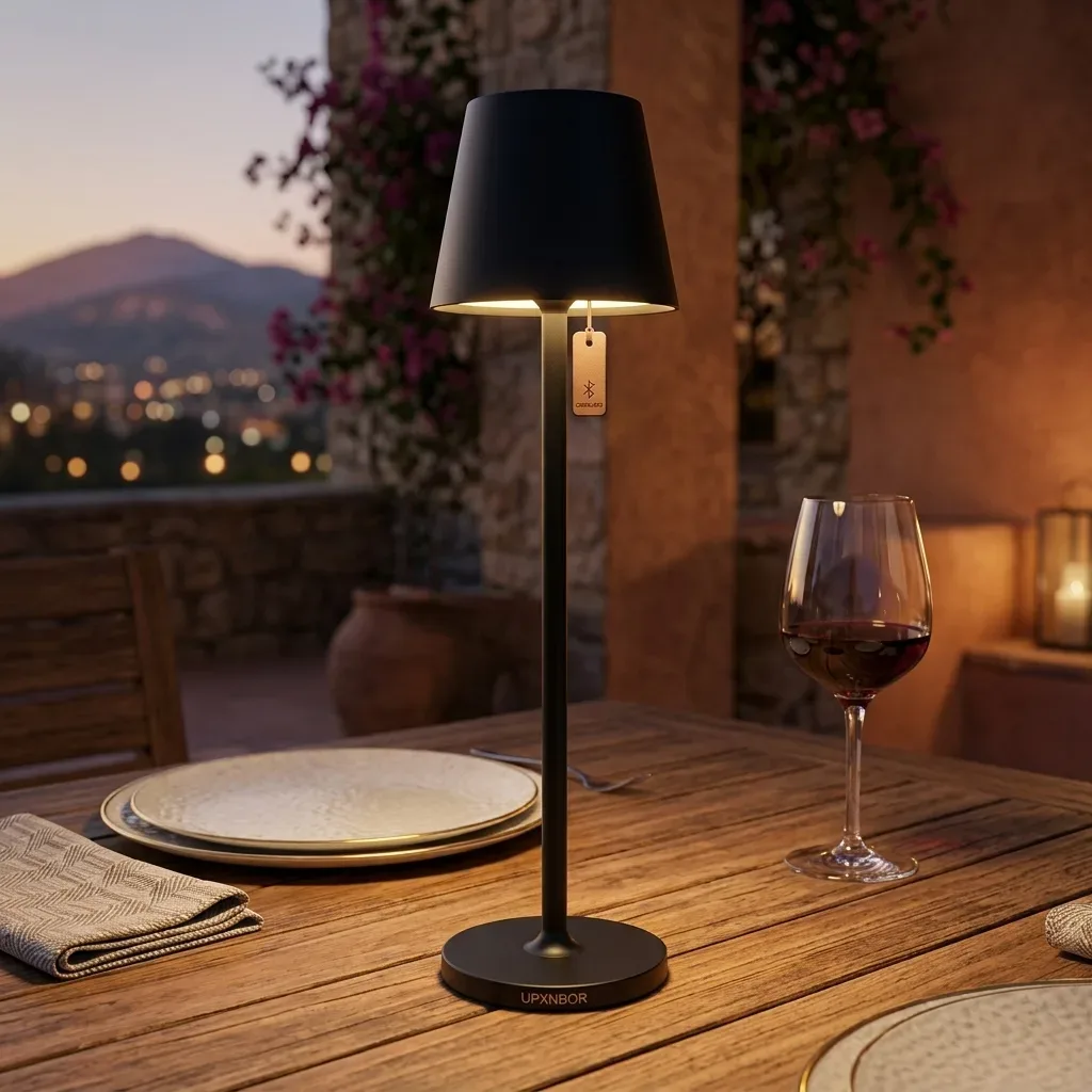 Iluminación portátil y sin cables: Reseña de la lámpara de mesa recargable UPXNBOR
