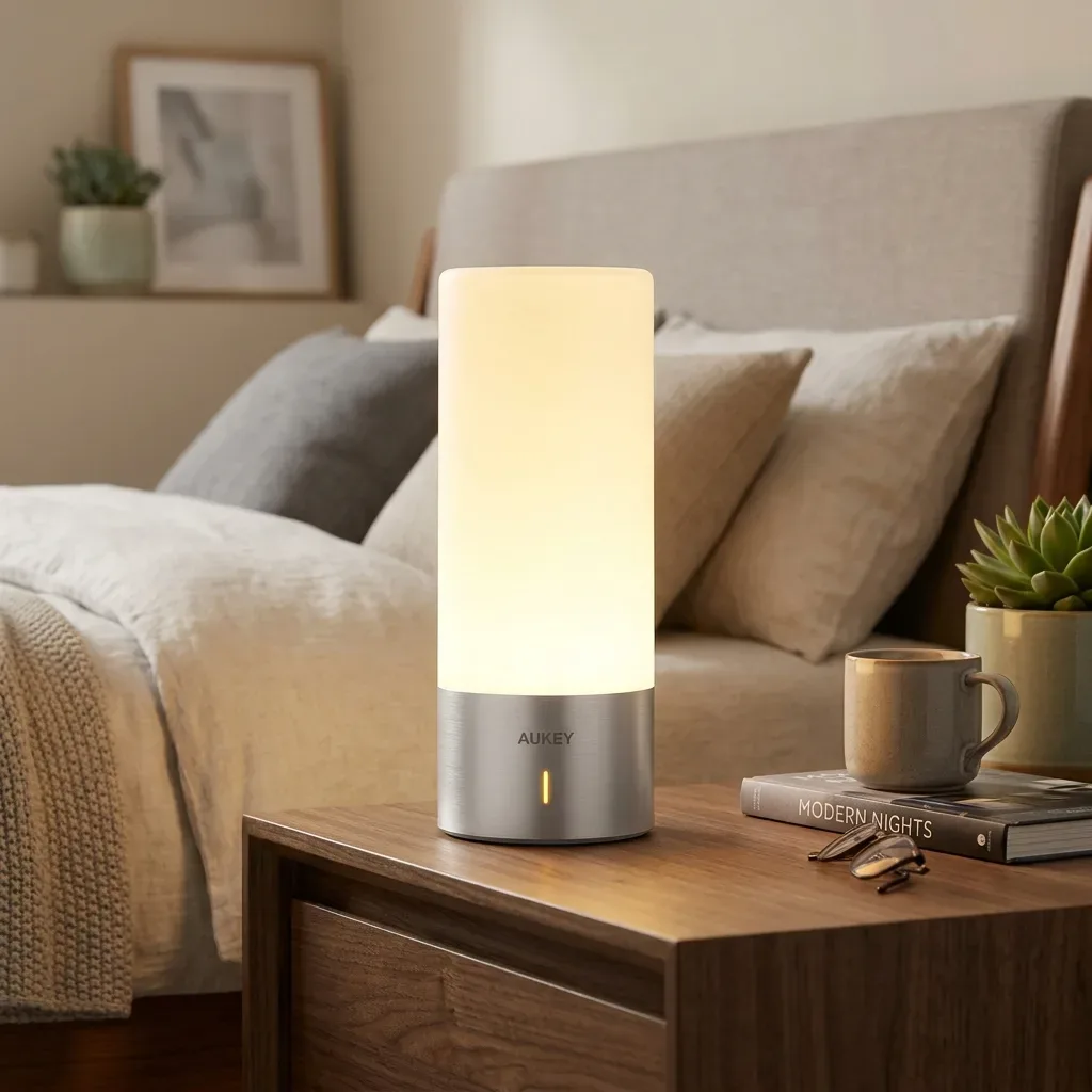Luz al instante y sin botones: Reseña de la lámpara táctil de noche y velador LED AUKEY LT-T6