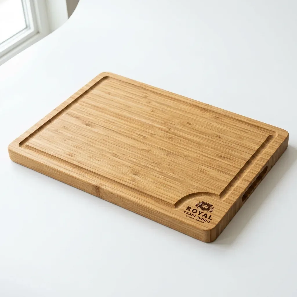 Asados sin desorden y presentación rústica: Reseña de la tabla de bambú Royal Craft Wood XL